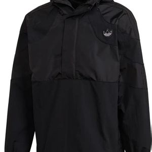 Adidas black windbreaker